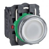 Schneıder,Işıklı Yaylı Buton Beyaz 1Na +1Nk 24V Led Xb5Aw31B5 - 1