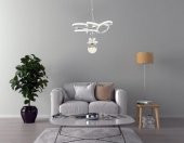 Eray Aydınlatma 9278-40 Led Krom Avize - 2