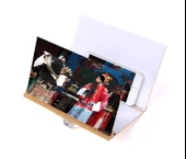 KENPAZAR Ahşap Telefon Büyüteci Cep Telefonu Ekran Büyütücü - 4