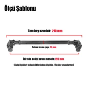 Alyans Çekmece Dolap Dolabı Kulpu Kulbu (192 MM-192.2 CM) Siyah Rustik Metal Kulpları Mobilya Mutfak - 3