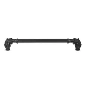 Alyans Çekmece Dolap Dolabı Kulpu Kulbu (192 MM-192.2 CM) Siyah Rustik Metal Kulpları Mobilya Mutfak - 4
