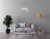 Eray Aydınlatma 9192-1 Sarı Tekli Led Avize - 2
