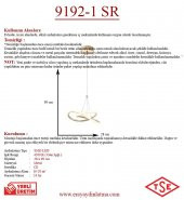 Eray Aydınlatma 9192-1 Sarı Tekli Led Avize - 3