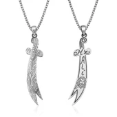 KENPAZAR Gümüş Hz. Ali Kılıç Kolye - 1