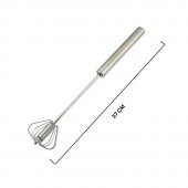 Hometarz Basmalı Çırpıcı Karıştırıcı Otomatik İnox Çelik 31 CM - 8