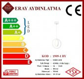 Eray Aydınlatma 1909-1 Beyaz Tekli Led Avize thumbnail 4