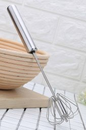 Hometarz Basmalı Çırpıcı Karıştırıcı Otomatik İnox Çelik 31 CM - 5