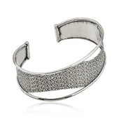 KENPAZAR 925 Ayar Gümüş Eskitme Desenli Bilezik thumbnail 2