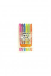 Neon Jel Kalem 6 Renk Fosforlu Pensan 6 Renk Neon Jel Kalem Pensan My King Neon Gel - 4