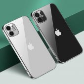 iPhone 12 Pro Max Kılıf Gbox Matte Electroplated Silikon - 4
