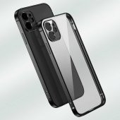 iPhone 12 Pro Max Kılıf Gbox Matte Electroplated Silikon - 7