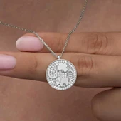 KENPAZAR 925 Ayar Gümüş Fil Motifli Şans Kadın Kolye - 2