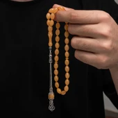 KENPAZAR Gümüş Püskül Sıkma Kehribar Tesbih - 4