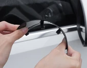 KENPAZAR Araba Ayna Yağmur Koruyucu Siper Karbon Desenli - 3