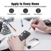 KENPAZAR 25 Parça Çok Fonksiyonlu Hassas Tornavida Seti - 4