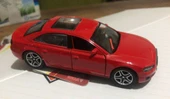 Oyuncak Metal Model Araba Açılır Kapı 1/36 Çek Bırak Kırmızı Audi - 5