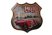 KENPAZAR Dekoratif 3D Motel &Kırmızı Chevrolet Temalı Duvar Panosu - 1