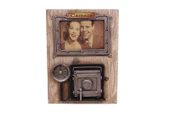 KENPAZAR Dekoratif Metal Çerçeve Fotoğraf Makinesi Dekorlu Hediyelik - 1