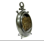 KENPAZAR Saat Çarklı Masa Saati Duvar Saati Dekoratif Hediyelik - 2