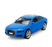 Oyuncak Metal Model Araba Açılır Kapı 1/36 Çek Bırak Kırmızı Audi - 1