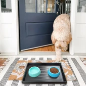 KENPAZAR Evcil Hayvan Kedi Köpek Mama Kabı Altlığı - 2