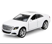 Oyuncak Metal Model Araba Açılır Kapı 1/36 Çek Bırak Beyaz Bentley - 5