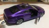 Oyuncak Metal Model Araba Açılır Kapı 1/36 Çek Bırak Mor Mustang - 2