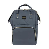 KENPAZAR Çok Amaçlı Anne Bebek Bakım Sırt Çantası Klasik Gri - 1