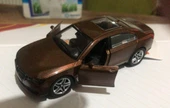 Oyuncak Metal Model Araba Açılır Kapı 1/36 Çek Bırak Kahve BMW - 1
