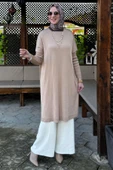Dora Triko Tunik Bej - 1