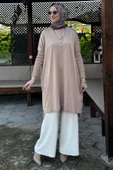 Sevda Triko Tunik Bej - 3