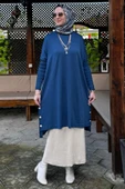 Sevda Triko Tunik İndigo - 3