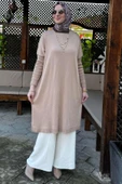 Dora Triko Tunik Bej - 2