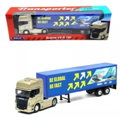 Oyuncak Metal Model Scania Dorseli Tır Gold Metalik Kafa 1 / 64 - 1