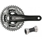 Shımano Deore FC-M590 175MM 42X32X24T Shımano Deore 3x9 Aynakol Hollowtech Orta Göbek Dahil - 1