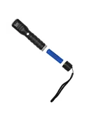 KENPAZAR Şarjlı Pilli Zoomlu El Feneri - 2