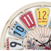 Galaxy 732-5 Premium Çarkıfelek Plaka-Paris Görselli 70 cm Duvar Saati thumbnail 3