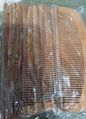 KENPAZAR Ahşap Tarak 12'li Paket Dar Dişli Oval - 3