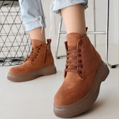 Jiwa Taba Süet Bağcıklı Bot thumbnail 4