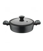 Brioni Diamond 28cm Elmas Basık Tencere DIA-125 - 1