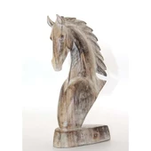 KENPAZAR Ahşap At Büstü thumbnail 1