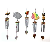 KENPAZAR Üstü Ahşap Altı Metal Rüzgar Çanı thumbnail 1