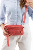 Klinkır Kumaş Mini Çapraz Askılı Kadın Çanta Yağmur Geçirmez El Askılı Çanta 20*10 Cm Mega Bag - 8
