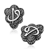 KENPAZAR ​Gümüş İşlemeli Elif Vav Motifli Tesbih İmamesi - 1