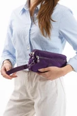 Klinkır Kumaş Mini Çapraz Askılı Kadın Çanta Yağmur Geçirmez El Askılı Çanta 20*10 Cm Mega Bag - 2