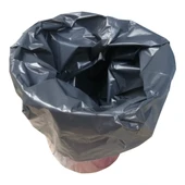 Ekstra Kalın Çöp Torbası 80x110 Cm Siyah Çöp Poşeti 5 Kg Dökme Dayanıklı Poşet - 2