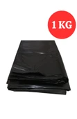 Ekstra Kalın Çöp Torbası 80x110 Cm Siyah Çöp Poşeti 1 Kg Dökme Dayanıklı Poşet - 1