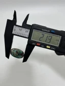 Okyanus Temalı Doğal Kabaşon Firuze Taşı 17,6 Karat - Turkuaz Taşı 3,54 Gram - 4