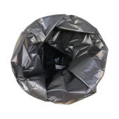 Ekstra Kalın Çöp Torbası 80x110 Cm Siyah Çöp Poşeti 1 Kg Dökme Dayanıklı Poşet - 6
