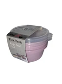 Hobby Life Tick Tock Hava Sızdırmaz Saklama Kabı 3'lü Set 3 x 250 ML Pudra - 3